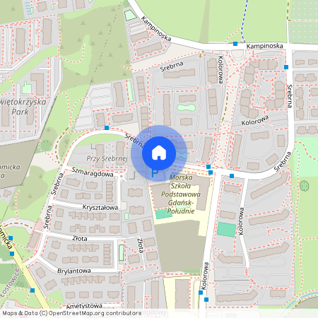 ul. Srebrna, Orunia Górna - Gdańsk Południe, Gdańsk, pomorskie