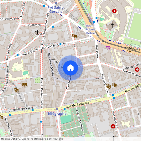 23 Rue de Romainville, 75019 Paris, France