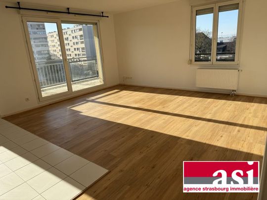 Hoenheim, 3 pièces avec terrasse et garage - Photo 1