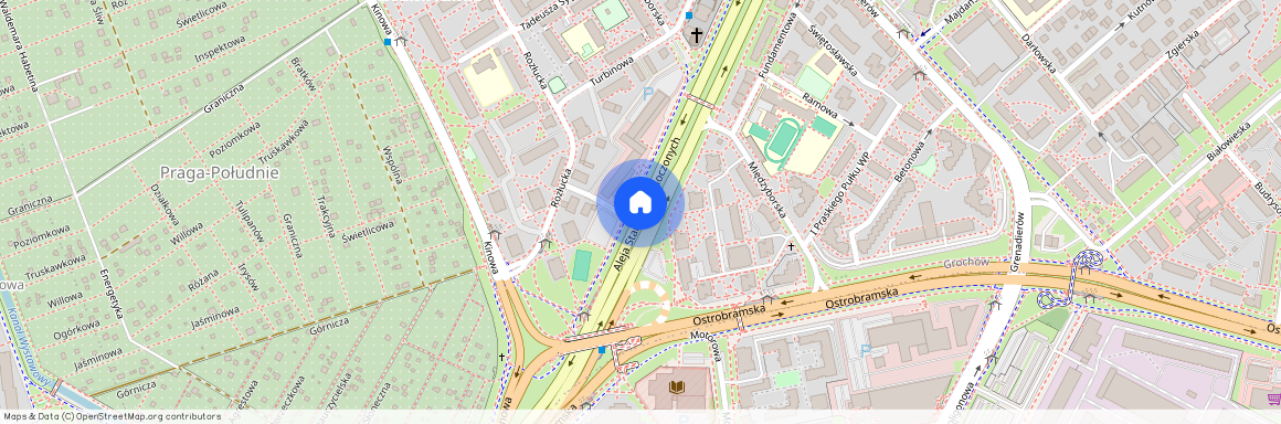 al. Aleja Stanów Zjednoczonych, Grochów, Praga-Południe, Warszawa, mazowieckie