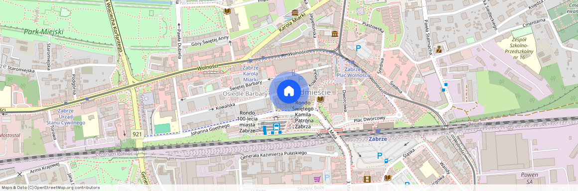 ul. Kowalska, Śródmieście, Zabrze, śląskie