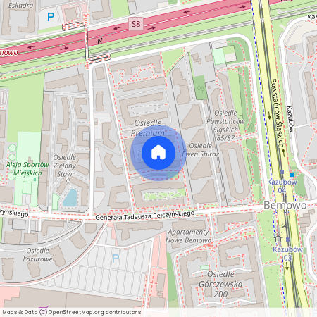 ul. Powstańców Śląskich, Górce, Bemowo, Warszawa, mazowieckie