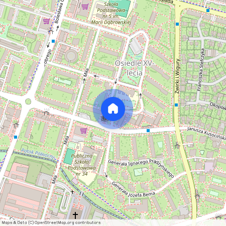 Radom, Osiedle, Xv-Lecia, gen., Józefa, Bema