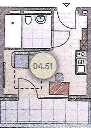 Hochwertiges Studentenapartment mit Pantryküche & Dachterrasse - Photo 3