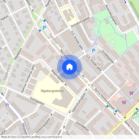 Tågaborg S, Helsingborg, Skåne, Norra Stenbocksgatan 23