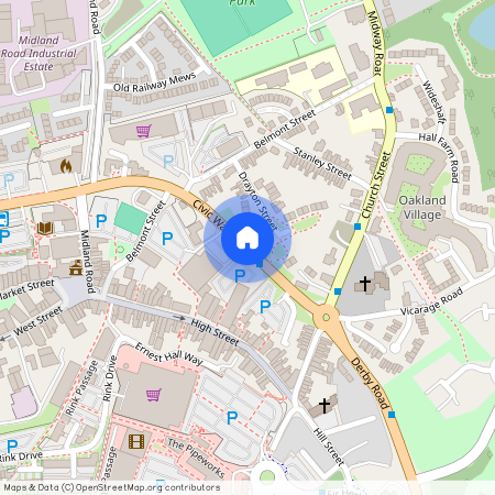 Civic Way, Swadlincote, Derbyshire, DE11