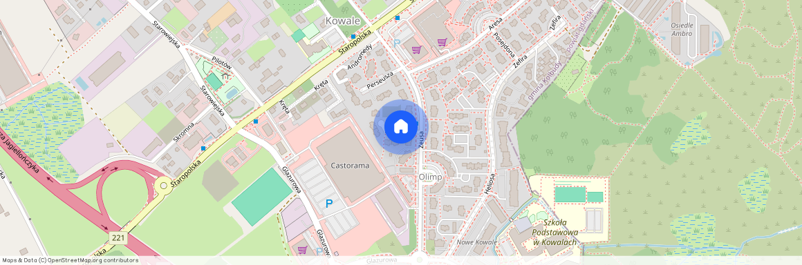 ul. Dionizosa, Kowale