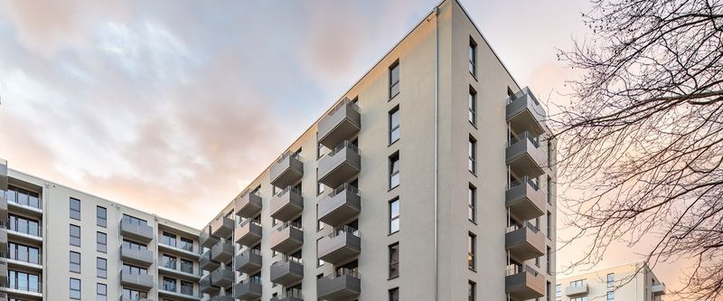 Neubauwohnung mit Balkon im Zweitbezug in Lichtenberg (nahe IKEA) neu zu vermieten - Photo 1