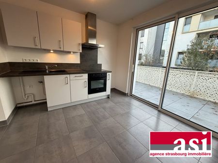 Hoenheim Gare : 2 Pièces terrasse - Photo 3