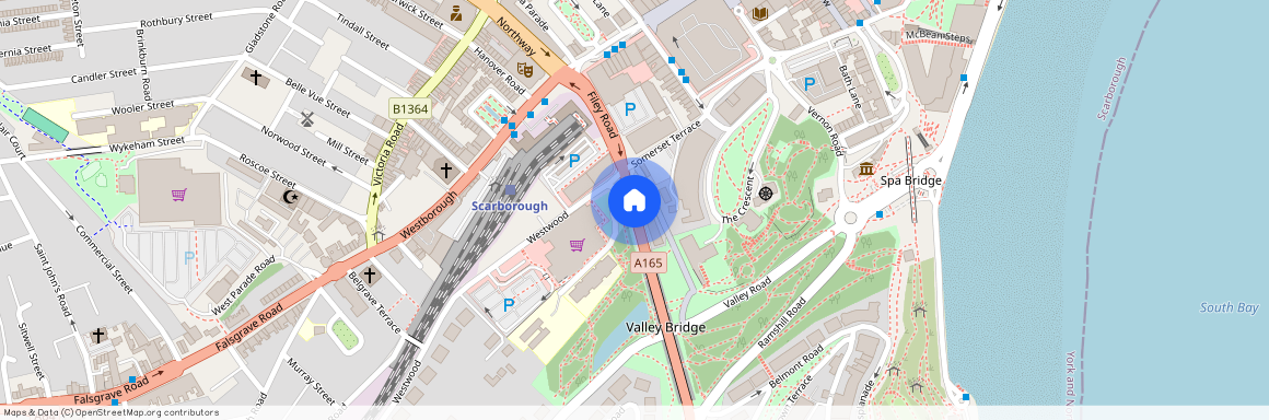 Valley Bridge Parade, Scarborough, North Yorkshire, YO11