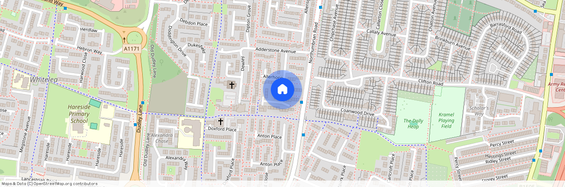 Flat R, 65, Allerhope, Cramlington, NE23 6SX