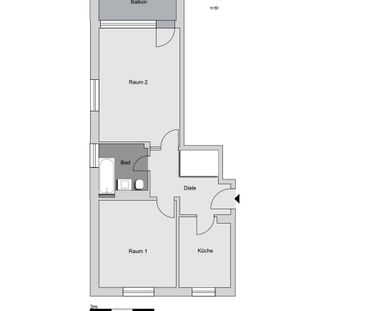 2,0-Zimmer-Wohnung in Hannover List - Foto 2