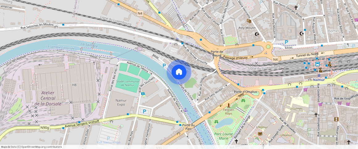 Quai De L'ecluse, 5, 5000, Namur