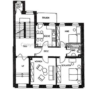 Familienwohnung mit Balkon - 3 Raumwohnung zur Miete in Plauen - Ba... - Photo 3