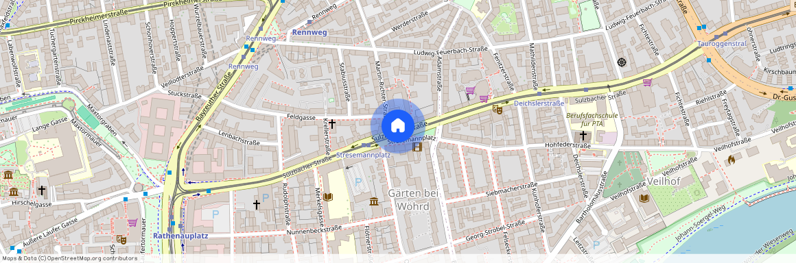 Sulzbacher Straße 21, 90489 Nürnberg OT Wöhrd