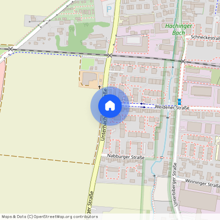 Weidener Straße, 81737 München Altperlach ca. 6, 2 km south-east of Munich-center