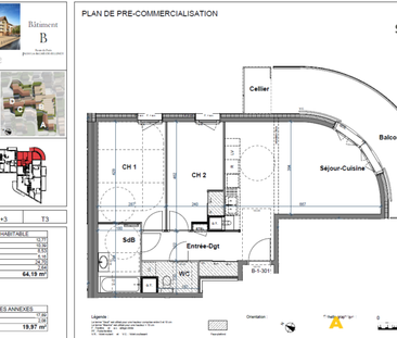 Appartement Meublé – 3 pièces – 64.19m2 – La Balme de Sillin - Photo 3