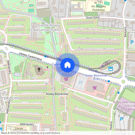 ul. Mieczysławy Ćwiklińskiej, Bieżanów, Bieżanów-Prokocim, Kraków, małopolskie