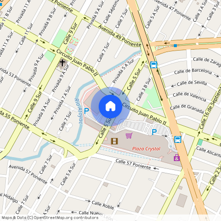 5 Sur #5113, Colonia Boulevares, C.P. 72440, Puebla