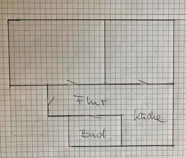 2 Raum Wohnung - Foto 1