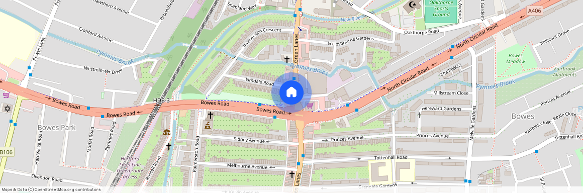 Green Lanes, Palmers Green, N13