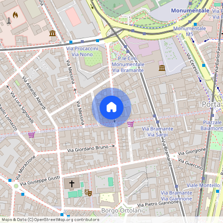 Via Giovanni Battista Niccolini 25 Sarpi Cenisio, Sarpi Milano