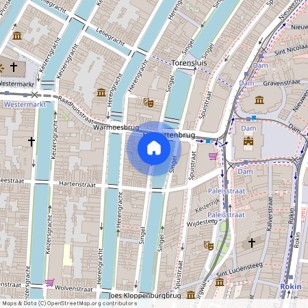 Grachtengordel-West, 1016 AC, Singel, Amsterdam