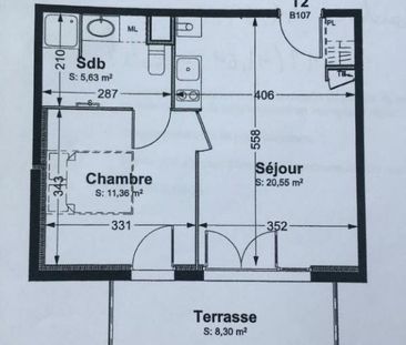 APPARTEMENT THONON LES BAINS - 2 pièce(s) - 37.54 m2 , Thonon-les-b... - Photo 2