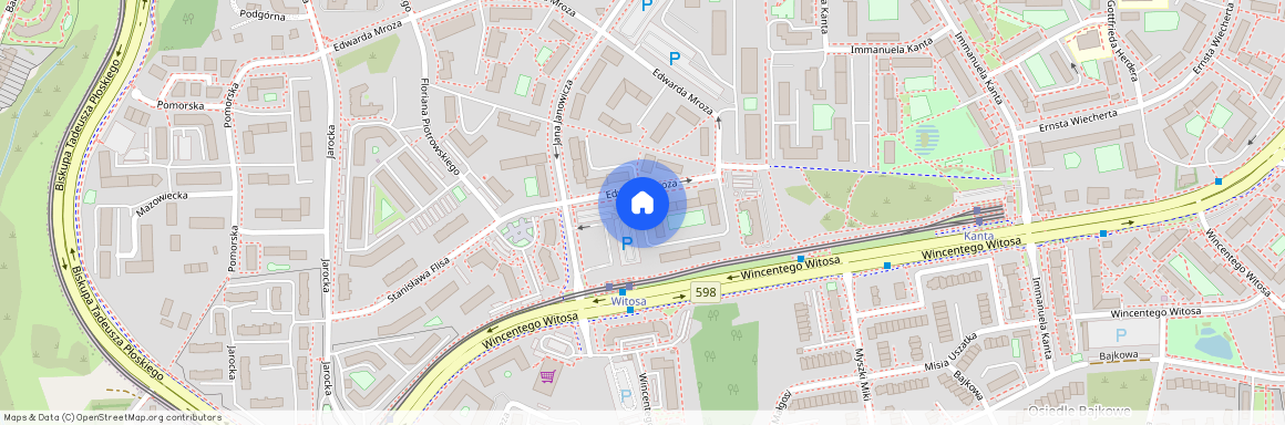 ul. Edwarda Mroza, Jaroty, Olsztyn, warmińsko-mazurskie