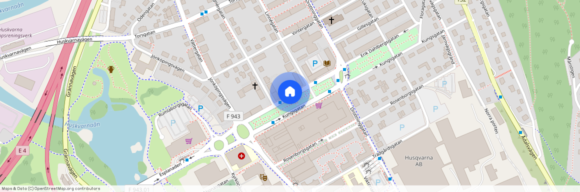 Erik Dahlbergsgatan, Huskvarna