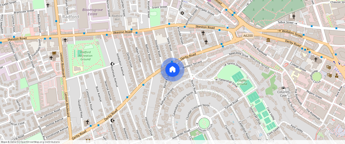 ** The Octagon, Western Terrace, Nottingham, NG7 1AF