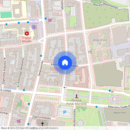 ul. Kazimierza Pułaskiego, Śródmieście, Gdynia, pomorskie