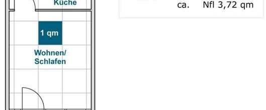 Eine 1 Raumwohnung - zentrumsnah - Foto 1