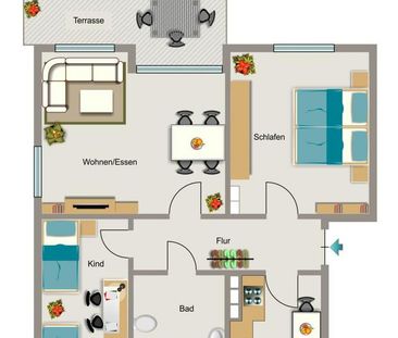 Demnächst frei! 3-Zimmer-Wohnung in Moers Achterathsfeld - Foto 6