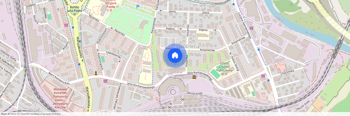 ul. Kosynierów, 1000-Lecia, Rzeszów, podkarpackie