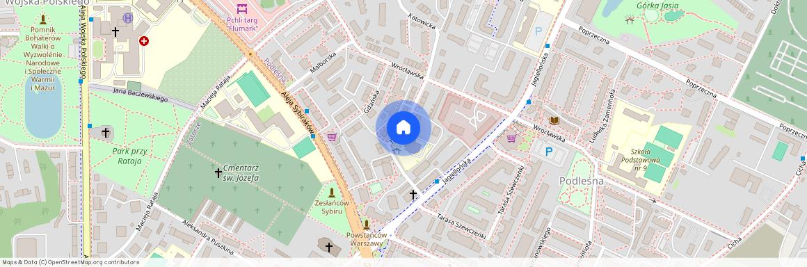 ul. Tczewska, Podleśna, Olsztyn, warmińsko-mazurskie