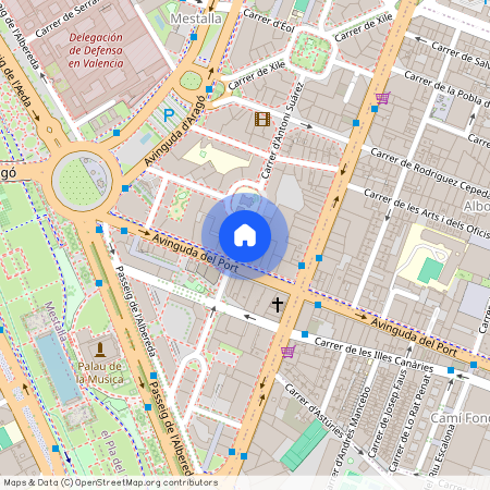 Antonio Suarez 4, 6-12, 46021 Valencia, Pla del Real