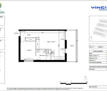 Appartement 2 pièces – 44 m² - Photo 1
