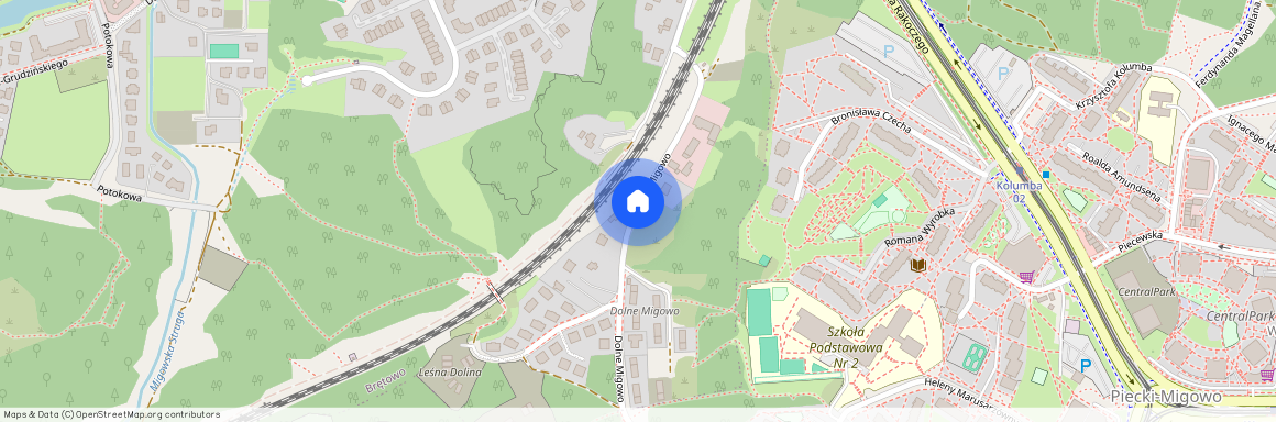 ul. Dolne Migowo, Piecki-Migowo, Gdańsk, pomorskie