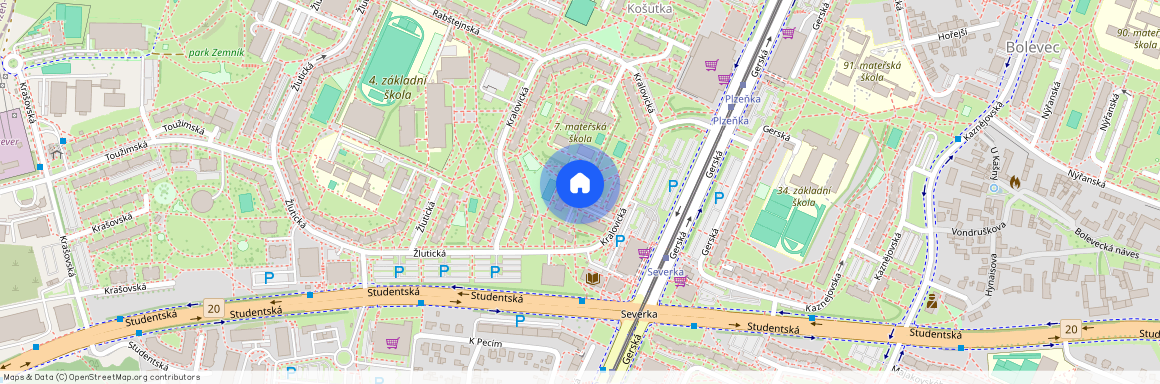 Kralovická, Plzeň - Bolevec