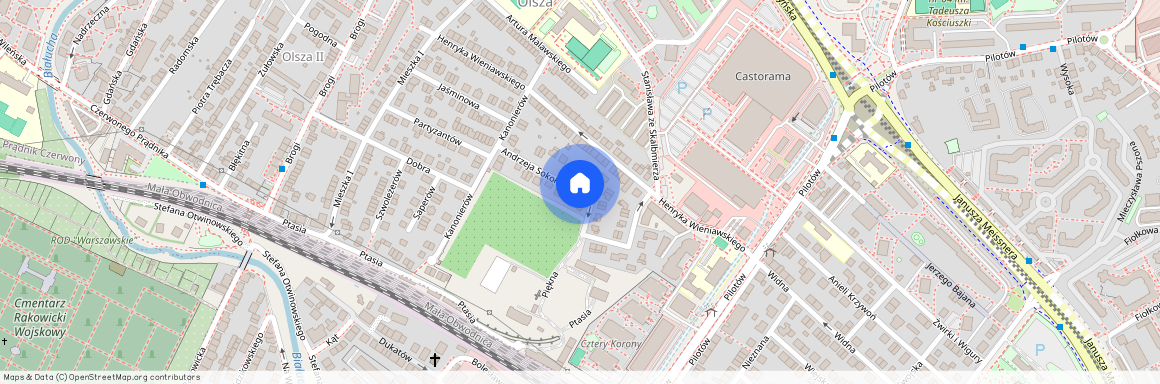 ul. Andrzeja Sokołowskiego, Olsza, Prądnik Czerwony, Kraków, małopolskie