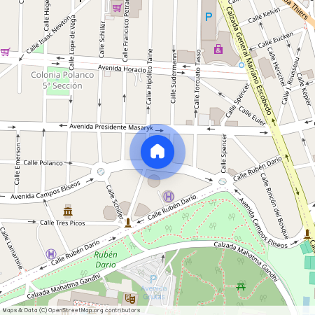 Avenida Campos Elíseos 73, Colonia Rincón del Bosque, 11560 Mexico City, CMX, Mexico