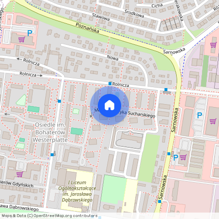 ul. mjr. Sucharskiego, Rawicz, Rawicz, rawicki, wielkopolskie