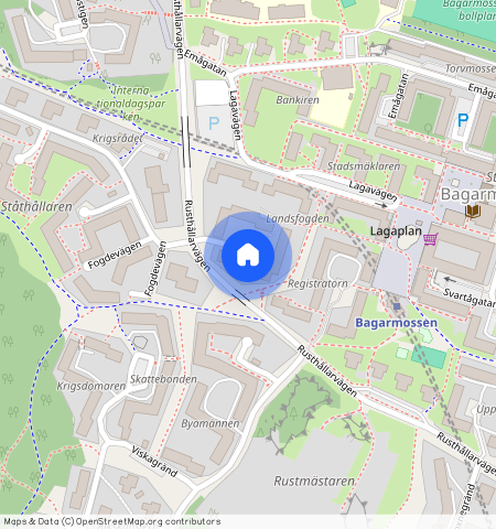 Rusthållarvägen 35, Bagarmossen