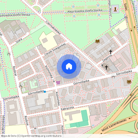 Czerniakowska 201A, Warszawa, Śródmieście, Powiśle