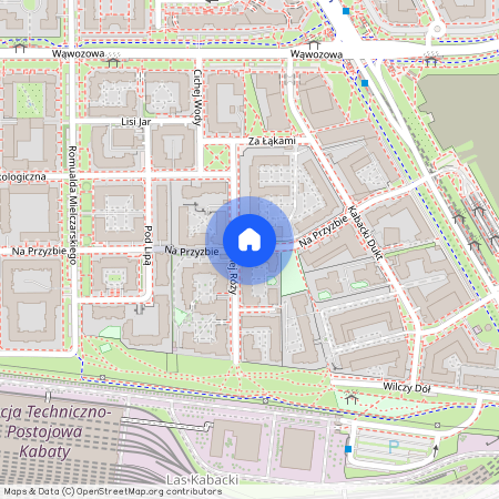 ul. Na Przyzbie, Kabaty, Ursynów, Warszawa, mazowieckie
