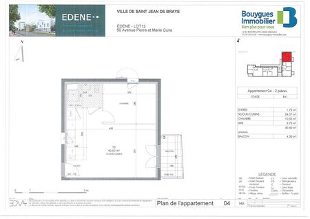 Location Appartement 2 Pièces 40 m² - Photo 2