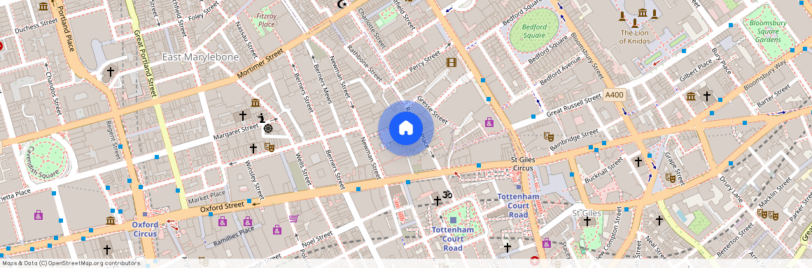 37 Rathbone Square, Rathbone Place, London, W1