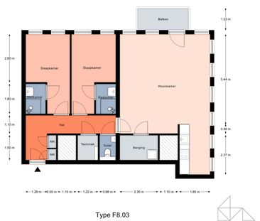 Te huur: Appartement Bodestraat 447 in Almere - Foto 2