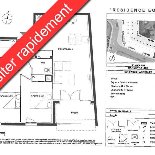 Location Appartement 3 pièces 66m² CENON 33150 - Photo 2